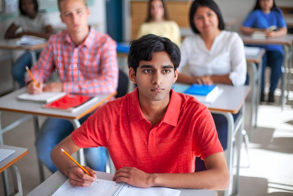 Students collaborating